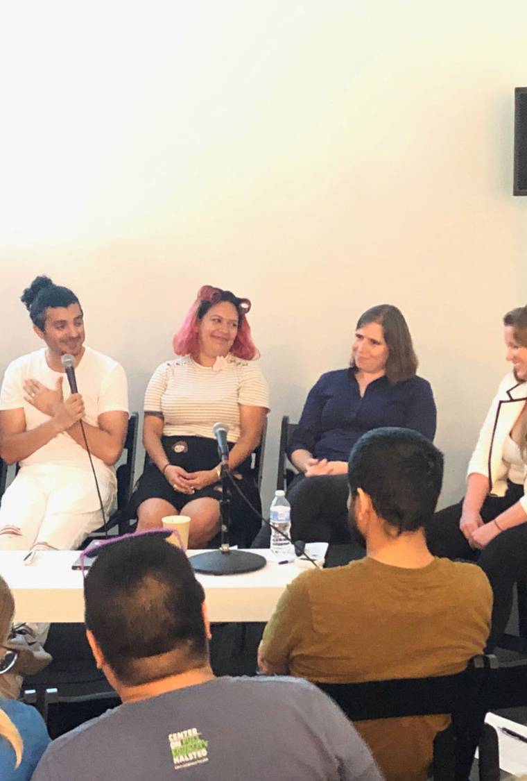 A public panel discussion